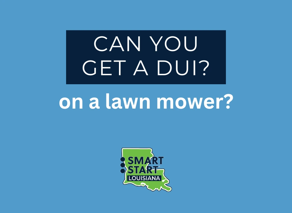 Can you get a DUI on a lawn mower